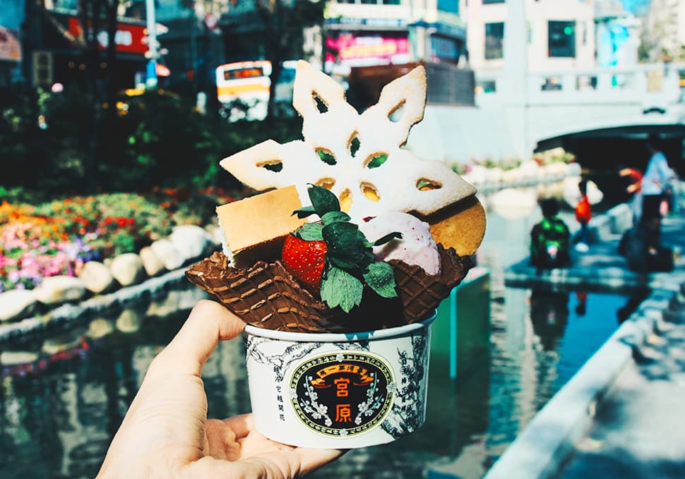 ไอศกรีมร้านมิยาฮาร่า (ไทจง)